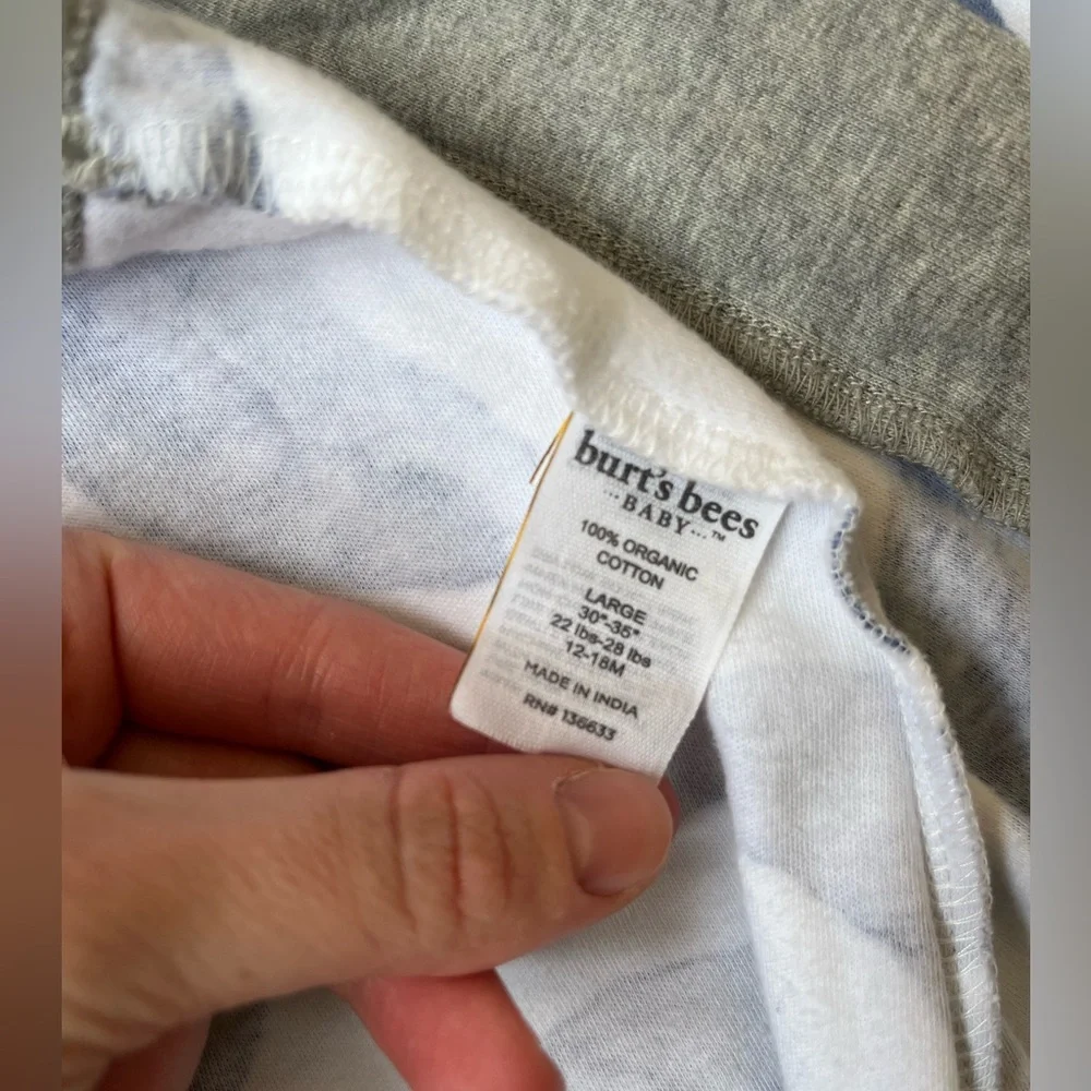 12-18m Burt’s Bees Sleep Sack - Picture 4 of 4